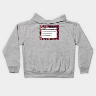 ali krieger search Kids Hoodie